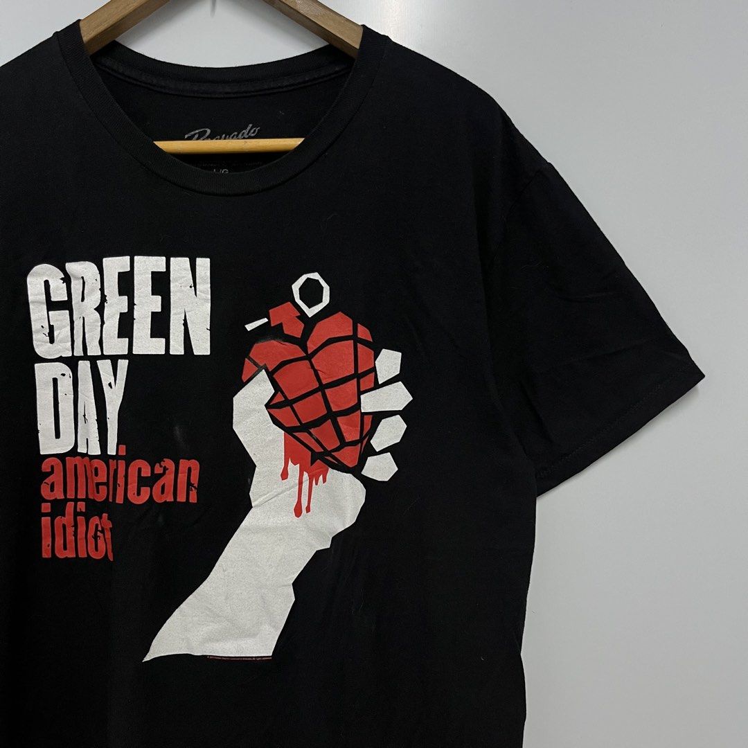 Greenday - 2010 American Idiot Shirt (Category: Tshirts & Polo Shirts ) located in Batangas. Submitted by wornwear.ph (Listing ID 1438280431, Image 3). Description: Greenday - 2010 American Idiot Shirt Under licensed to Bravado Large Width 23 inches Length 29” Excellent condition 680 only! .