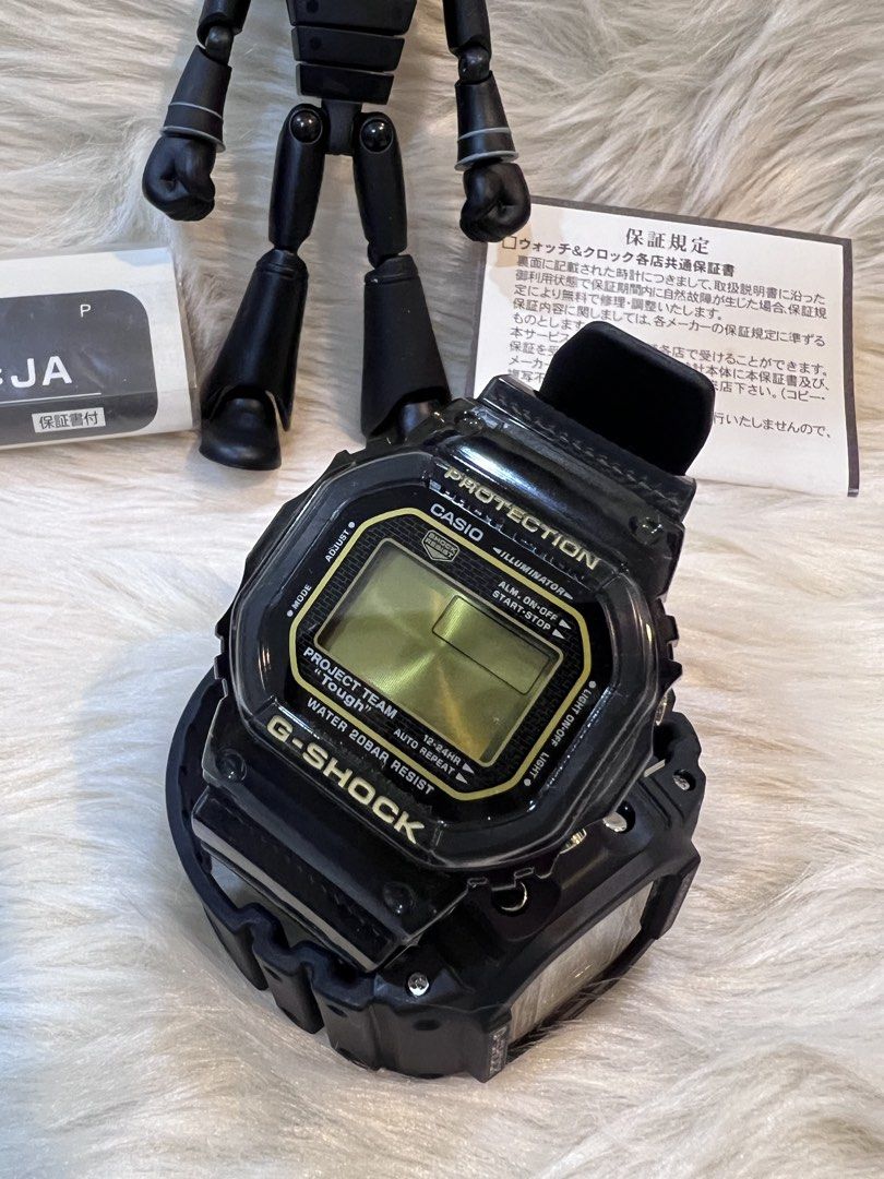 G-Shock GSET-30-1JR 30th Anniversary (Category: Men's Watches) located in Quezon City. Submitted by venchar (Listing ID 1438252639, Image 3). Description: G-Shock GSET-30-1JR 30th Anniversary “Project Team Tough” The Ultimate G-Shock Gift Box This box set includes 2 commemorative DW-5030 watches and a rare G-Man poseable figure. The DW-5030 models are updated reissues of the first-ever G-Shock DW-5000C-1A from 1983 and a tribute to the original P