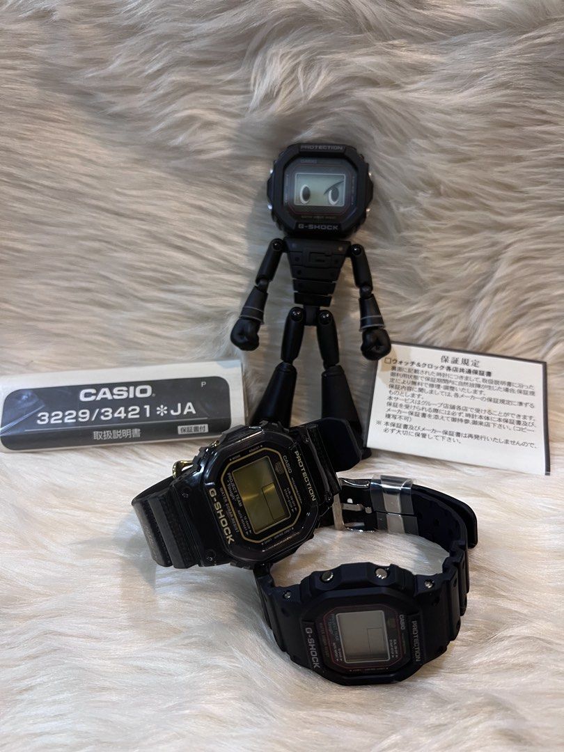 G-Shock GSET-30-1JR 30th Anniversary (Category: Men's Watches) located in Quezon City. Submitted by venchar (Listing ID 1438252639, Image 2). Description: G-Shock GSET-30-1JR 30th Anniversary “Project Team Tough” The Ultimate G-Shock Gift Box This box set includes 2 commemorative DW-5030 watches and a rare G-Man poseable figure. The DW-5030 models are updated reissues of the first-ever G-Shock DW-5000C-1A from 1983 and a tribute to the original P