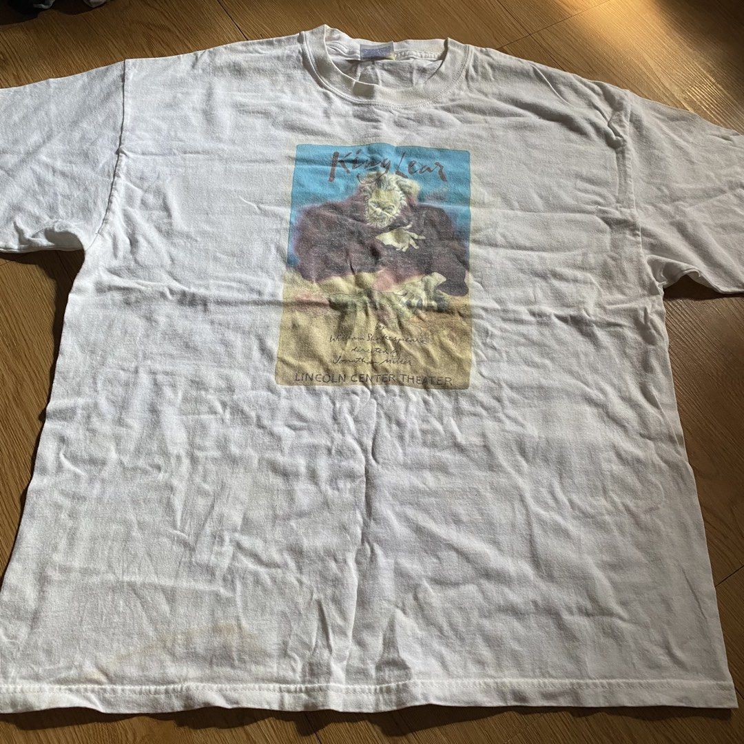 King Lear Vintage William Shakespeare shirt (Category: Tshirts & Polo Shirts ) located in Mabalacat. Submitted by gotthemgems (Listing ID 1438270342, Image 1). Description: King Lear Vintage William Shakespeare shirt Theater poster design 23.5W 30L, 90s Hanes tag Color rate: 9/10 Minor stain - ₱800 + shipping fee Luzon: +50 Visayas/Mindanao: +75 📍 Pampanga 🚚 Local courier: J&T Express.