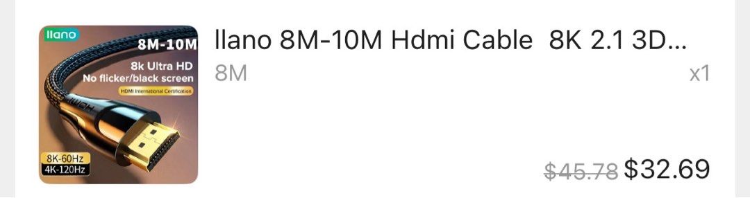 HDMI Cable 8m455445268776232961