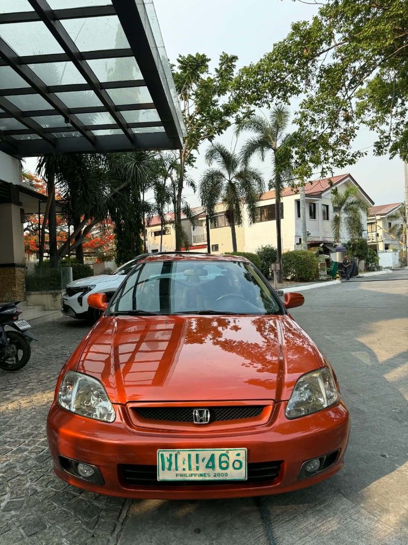 Honda Civic SiR Manual (Category: Used Cars) located in Pateros City. Submitted by mgldelacruz_ (Listing ID 1438296936, Image 1). Description: FOR SALE 🔥 Time Capsule Condition ✨ One of the few surviving 2000 Honda Civic SiR ✔️ Preserved Condition ✔️ 70,000 Mileage Only ✔️ ALL STOCK Since Day 1 ✔️ Sobrang Fresh Interior ✔️ Complete Manuals & Brochure ✔️ 2 Original Keys ✔️ Original Paint ✔️ Original Kenwood Speakers ✔️ All Stock Engine Rarely see