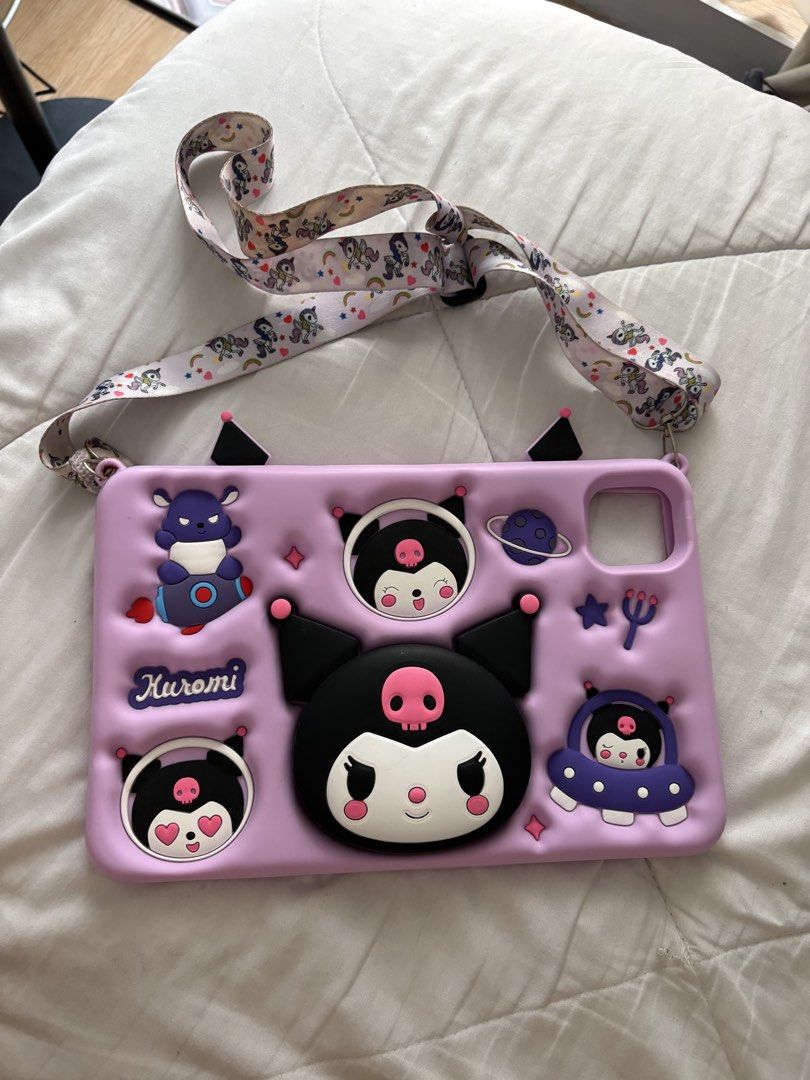 Honor X9a tablet case Kuromi with strap (Category: Cases & Sleeves) located in Makati City. Submitted by pamimaia (Listing ID 1438180613, Image 1). Description: .