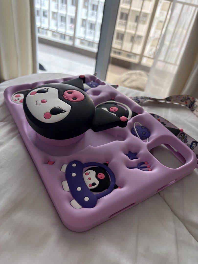 Honor X9a tablet case Kuromi with strap (Category: Cases & Sleeves) located in Makati City. Submitted by pamimaia (Listing ID 1438180613, Image 3). Description: .