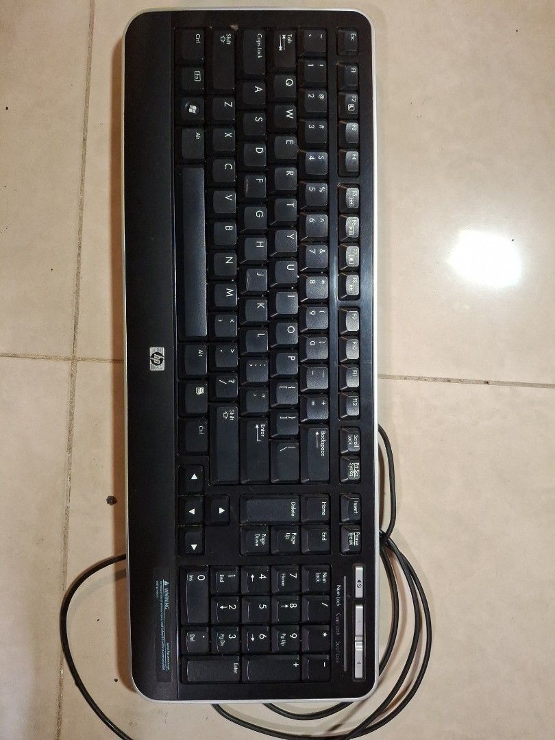 HP Wired Keyboard455884461614704640