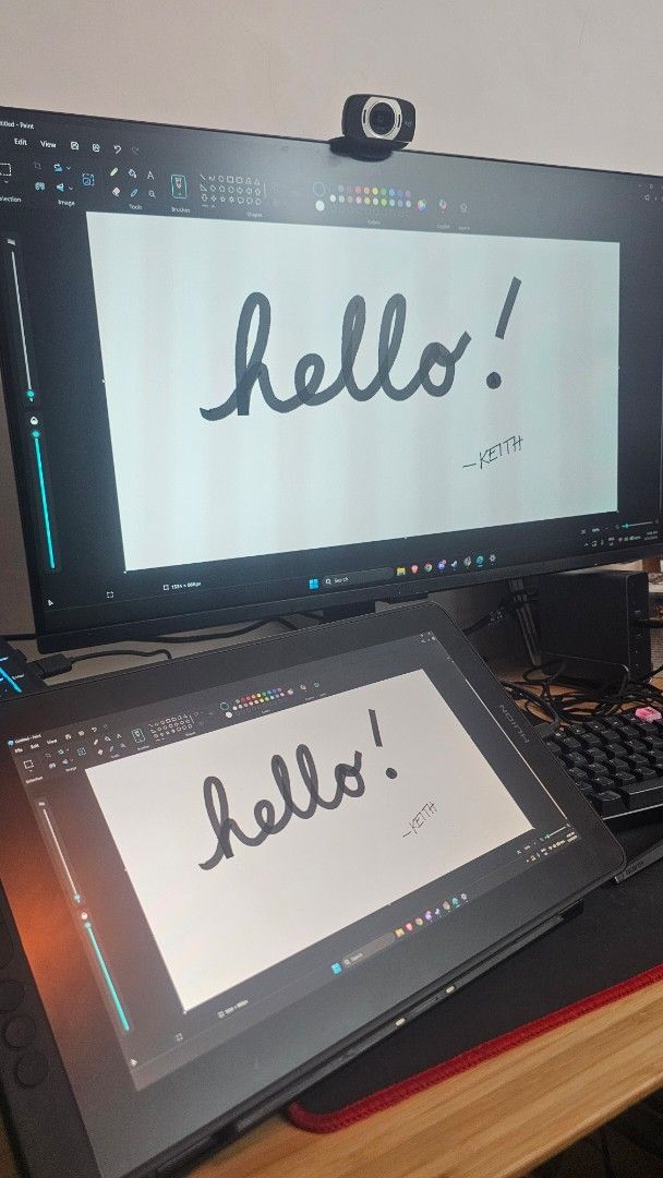 HUION KAMVAS 13 + ACCESSORIES (Category: Office & Business Technology) located in Quezon City. Submitted by keithchain (Listing ID 1438213225, Image 3). Description: NO ISSUE! -COMPLETE SET AND NIBS FREE ADDITIONAL ALL ORIGINAL HUION ACCESSORIES: -huion stand -TYPE C DIRECT CABLE (so you only need to connect 1 cable to use) - I also included a free extra Wacom pen but I haven't tested if it works with this pad rfs: I have another one and haven't 