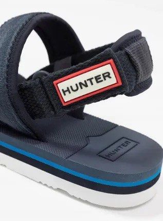 Hunter Mens Original Beach Sandal - Navy (Category: Slippers & Slides) located in Binan City. Submitted by mom-of-2 (Listing ID 1438117710, Image 2). Description: - Hunter Men's Original Beach Sandals - Color: Navy - Size: UK 7 / US 8 / EU 41 - Made in China - Style: Beach Sandals - For Men Brand: Hunter Design: Lightweight comfort slide with a double-strap upper, adjustable hook-and-loop velcro straps, and a flexible cushioned footbed. Color Sch