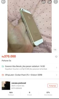 (Kategori: ) berada di . Dikirim oleh ceceupreloved (ID iklan 1437649896, Gambar 1). Deskripsi: .