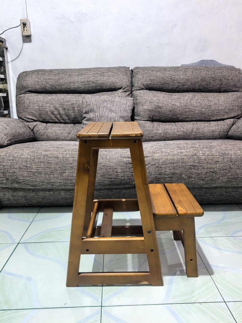 Japan 2 step wooden ladder (Category: Other Home Furniture) located in Valenzuela. Submitted by mimasujapansurplus (Listing ID 1438226947, Image 2). Description: 📢 AVAILABLE ‼️ 🇯🇵Japan 2 step wooden ladder ✨ Original color Solid wood Heavy duty Lowest price in the market👌 Reference in testing the ladder: 75 kg Minimal scratch (easy to re-varnished) 🏷️ ₱2,500 Only ✨ 📍 𝐕𝐚𝐥𝐞𝐧𝐳𝐮𝐞𝐥𝐚 𝐂𝐢𝐭𝐲 🚚 Available for 𝐬𝐞𝐥𝐟 𝐩𝐢𝐜𝐤-𝐮𝐩 or �
