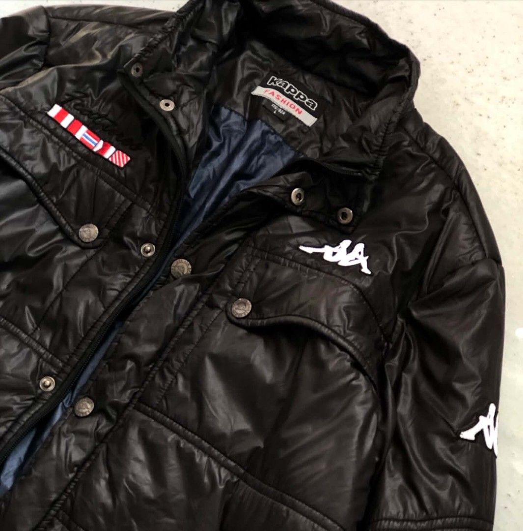 Kappa Puffer/Bomber Jacket (Category: Coats, Jackets and Outerwear) located in San Fernando. Submitted by jfinds.co (Listing ID 1438118488, Image 3). Description: Original Kappa Puffer/Bomber Jacket Size: Large 29x23 Condition: 10/10 No issue.