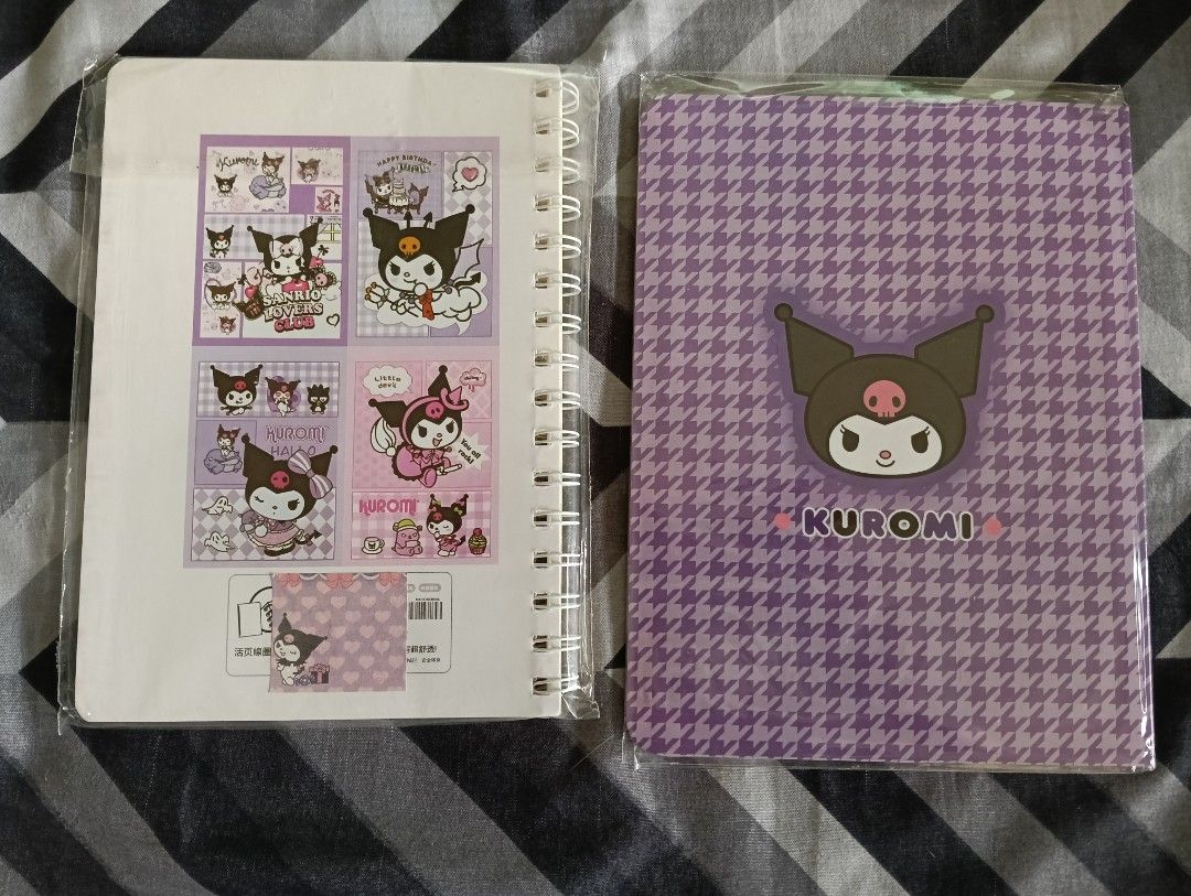 Kuromi Notebook and Sticky Memo Bundle (Category: Stationery & School Supplies) located in Dumaguete. Submitted by bibialexandria (Listing ID 1438235256, Image 2). Description: NOTE: Shipping Fee already included..