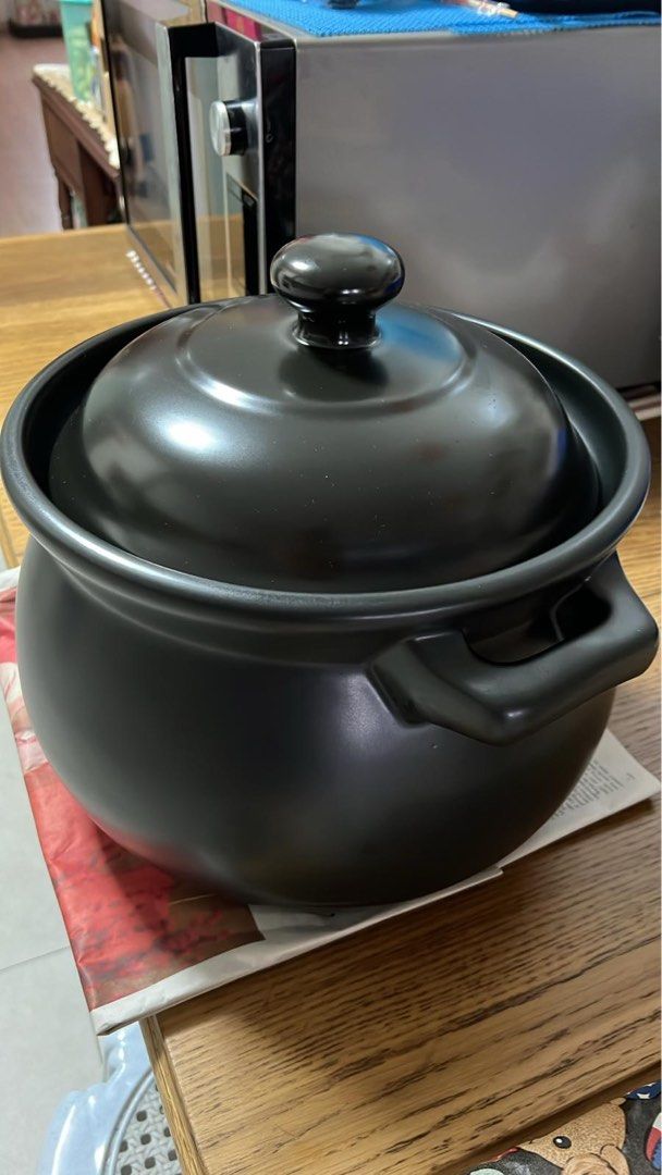Large Ceramic Cooking Pot with Lid455617257920931841