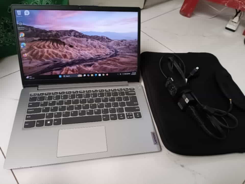 Lenovo Laptop with AMD Ryzen 3 ( Price Drop ) Rush SALE (Category: Laptops & Notebooks) located in Bulacan. Submitted by mitchikoscollection (Listing ID 1438122533, Image 1). Description: - Lenovo laptop - AMD Ryzen 3 7320U processor - 8GB RAM - 477GB storage - AMD Radeon 610M graphics - Includes charger and laptop sleeve - Silver color Specs: 14inch FHD ips Ultra slim laptop Ryzen 3 7000 series Amd radeon graphics Up to 4.1ghz 8cpu's 8gb ram ddr