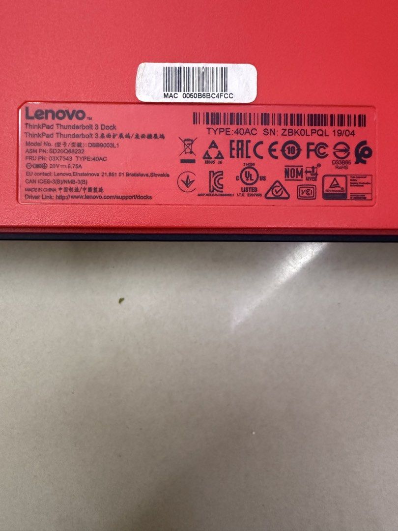 Lenovo ThinkPad Thunderbolt 3 Dock455562698069135363