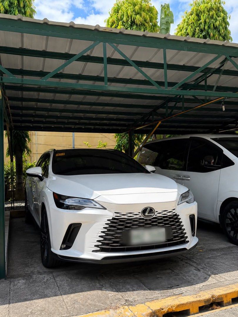 Lexus RX350 H Premier Hybrid Auto (Category: Used Cars) located in Quezon City. Submitted by florannuy (Listing ID 1438206740, Image 1). Description: 2024 Lexus RX350h Premier Hybrid Sonic Quartz White 4,600 kms only ₱5,350,000 (negotiable) • Casa maintained • Pristine condition • Hybrid • 1st owner • Complete papers (OR/CR) • Fresh in and out • No issues / no accidents • Well kept and rarely used • Registered Viewing can be arranged. PM for seri