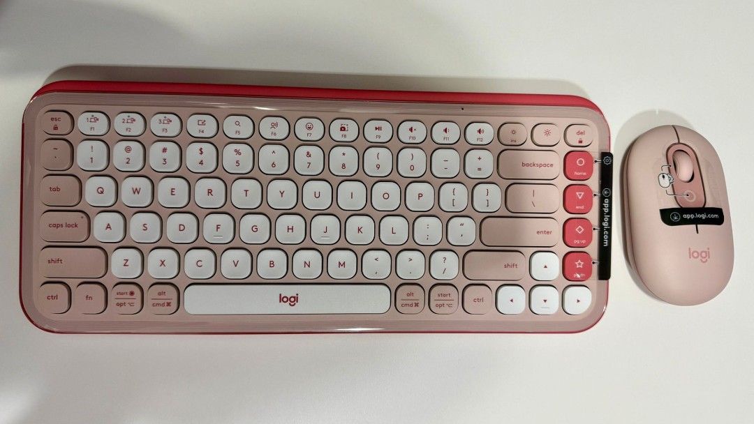 Logitech POP Icon Combo - Rose455996372157747203