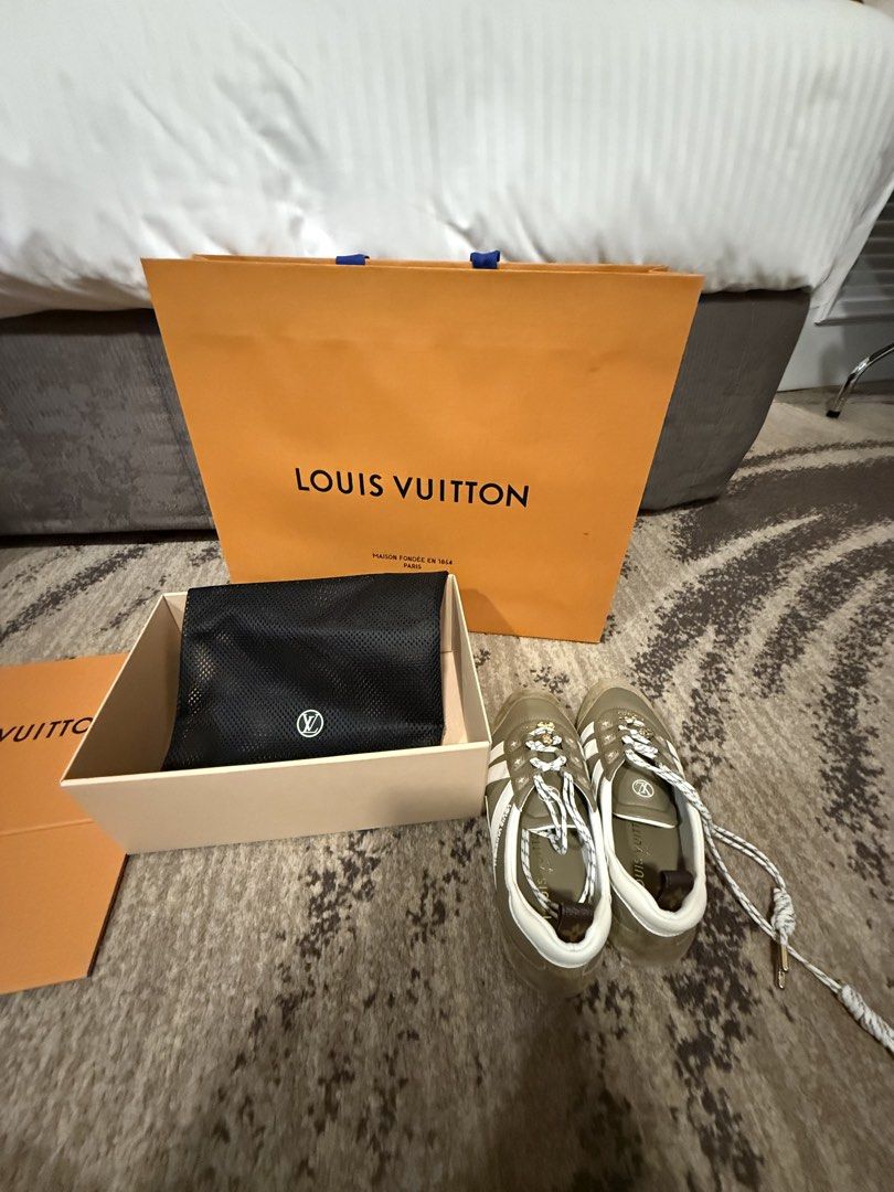 Louis Vuitton Sneakers (Category: Sneakers) located in Manila. Submitted by act23 (Listing ID 1438172818, Image 3). Description: - Authentic Louis Vuitton sneakers Louis Vuitton SNEAKERINA This version of the LV Sneakerina sneaker ballerina comes in a mix of materials, including lambskin and suede calf leather. This innovative design combines the comfort of a sneaker with the lightness of a ballet pump, and features an ultra-flexible TPU outsole.