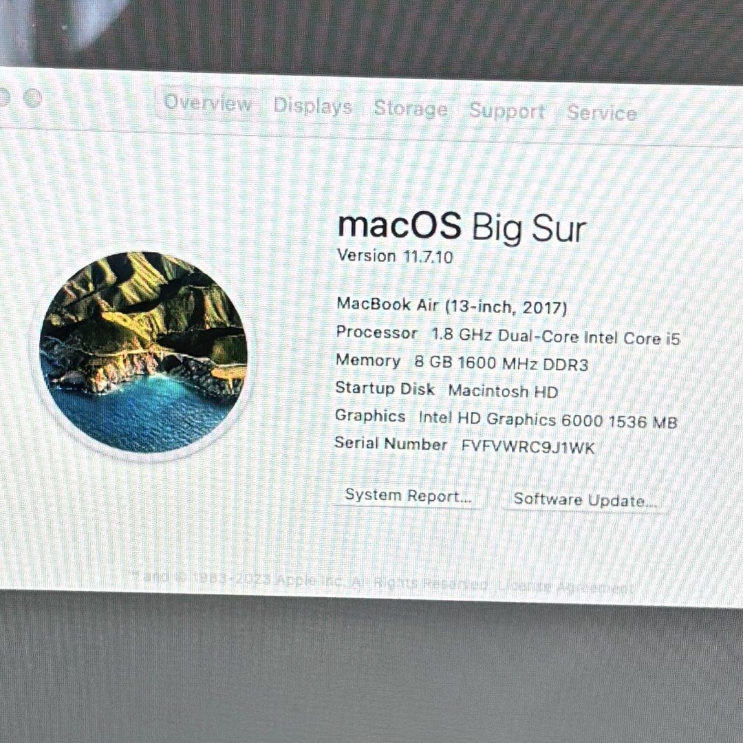 MacBook Air (13-inch, 2017) 121gb open to swap sa ipad (Category: Laptops & Notebooks) located in Quezon City. Submitted by boosarchive (Listing ID 1438165832, Image 2). Description: - MacBook Air (13-inch, 2017) - macOS Big Sur installed - 1.8 GHz Dual-Core Intel Core i5 processor - 8 GB 1600 MHz DDR3 memory - Intel HD Graphics 6000 1536 MB - Includes Macintosh HD - Silver body with pink case 16,000 installment 15,000 full.