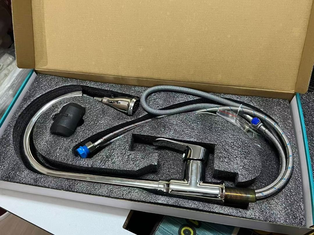 MANBONI STAINLESS PULL FAUCET 85011 (sale) (Category: Bathroom & Kitchen Fixtures) located in Paranaque City. Submitted by pilipinashop (Listing ID 1438201634, Image 1). Description: brand new warehouse sale srp: 1,367.36 code: 85011.
