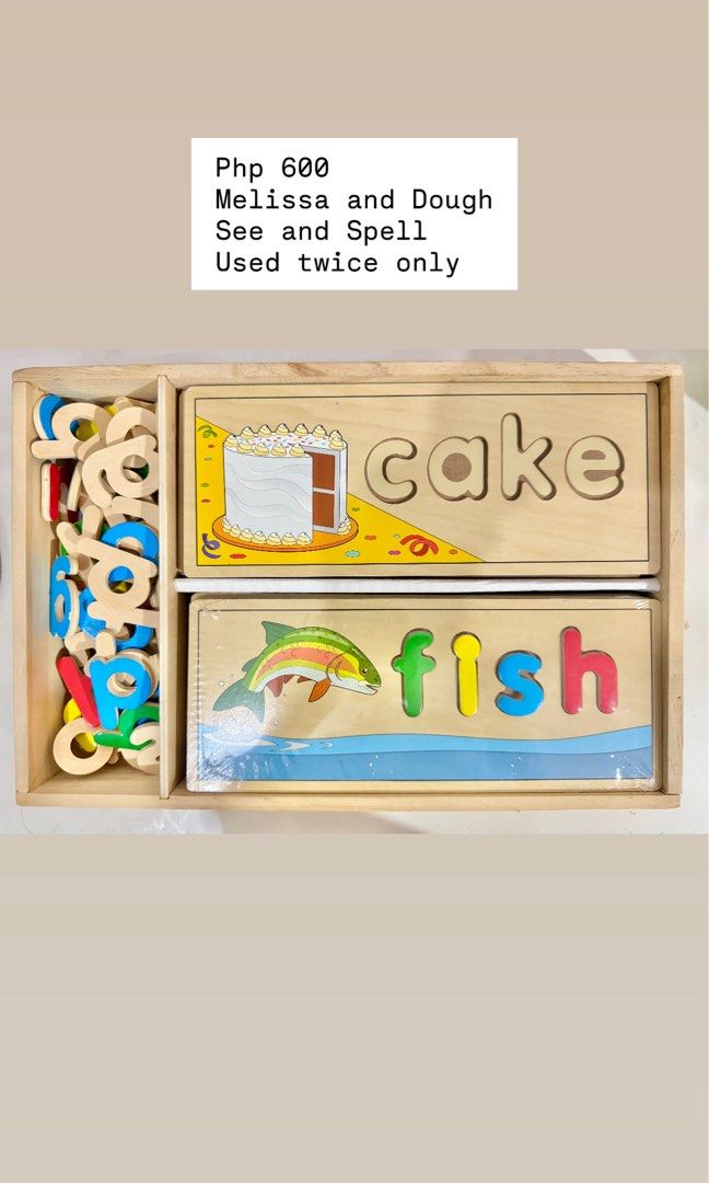 Melissa and Doug See and Spell (Category: Educational & Learning Toys) located in Santa Rosa. Submitted by grasyamara (Listing ID 1438251989, Image 1). Description: Melissa and Doug See and Spell #KidsToy .