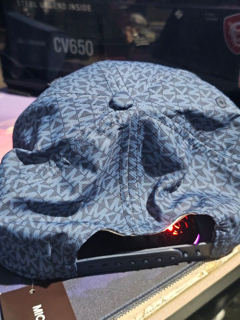 Michael Kors Baseball cap Blue (Category: Caps & Hats) located in Mandaluyong City. Submitted by redragon30 (Listing ID 1438121422, Image 2). Description: Michael Kors Baseball Cap Brand New. Never Used. with tag Original from Canada Location:Mandaluyong or Pasig Payment thru Gcash or BPI or Unionbank or Maya .
