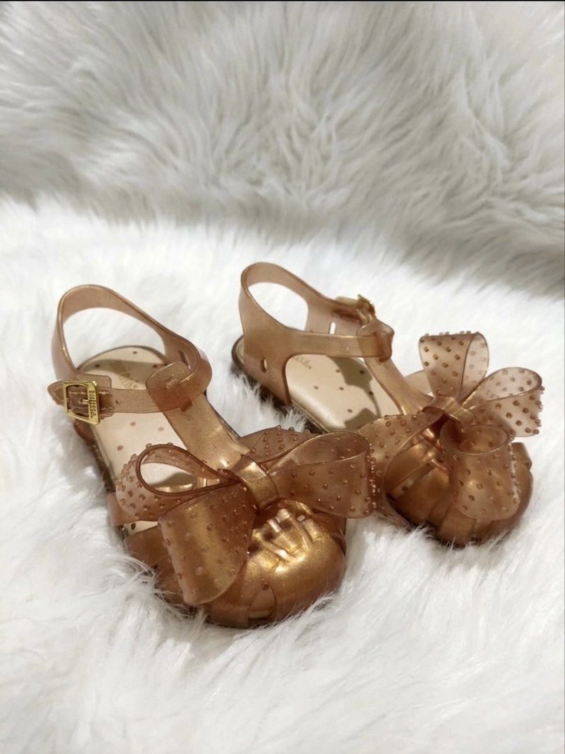 Mini Melissa Aranha (Category: Babies & Kids Fashion) located in Cainta. Submitted by anythingtodeclutter_ (Listing ID 1438173642, Image 2). Description: 18cm, 💯 original excellent condition, velcro is still intact 📌 price is negotiable, but no lowball offers, please 🩶 kindly double-check your size before buying to avoid confusion, please! 🩶 expect some signs of usage since these are preloved 🩶 strictly no return, no exchange policy.