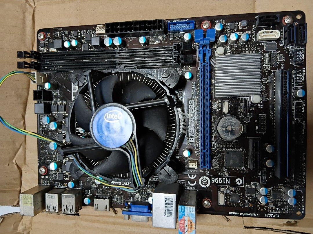 MSI B75MA-E33 Motherboard with Intel i5-3570 CPU456004092308367360