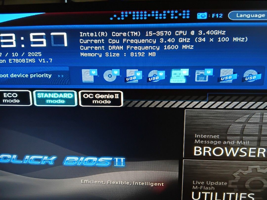 MSI B75MA-E33 Motherboard with Intel i5-3570 CPU456004092308367362