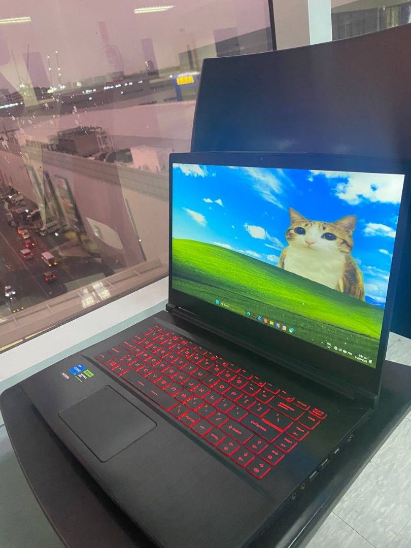 MSI gaming laptop gf63 Thin 11UC (Category: Laptops & Notebooks) located in Pasay City. Submitted by ryoichi_ (Listing ID 1438286316, Image 2). Description: GOOD CONDITION USED FOR 1 YR 1ST OWNER WITH RECEIPT FREE COOLING PAD WORTH 2800php UPGRADABLE STORAGE SATA SLOT WITH CHARGER FIXED PRICE SEE SPECS IN THE PICTURES RFS: will switch to desktop asking price: 27k(nego) pass sa low ballers.