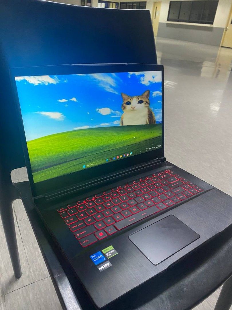 MSI gaming laptop gf63 Thin 11UC (Category: Laptops & Notebooks) located in Pasay City. Submitted by ryoichi_ (Listing ID 1438286316, Image 3). Description: GOOD CONDITION USED FOR 1 YR 1ST OWNER WITH RECEIPT FREE COOLING PAD WORTH 2800php UPGRADABLE STORAGE SATA SLOT WITH CHARGER FIXED PRICE SEE SPECS IN THE PICTURES RFS: will switch to desktop asking price: 27k(nego) pass sa low ballers.
