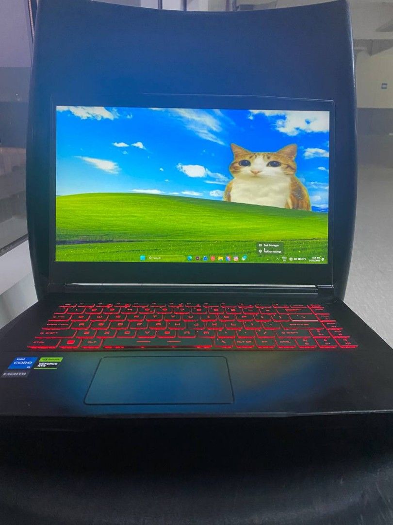 MSI gaming laptop gf63 Thin 11UC (Category: Laptops & Notebooks) located in Pasay City. Submitted by ryoichi_ (Listing ID 1438286316, Image 1). Description: GOOD CONDITION USED FOR 1 YR 1ST OWNER WITH RECEIPT FREE COOLING PAD WORTH 2800php UPGRADABLE STORAGE SATA SLOT WITH CHARGER FIXED PRICE SEE SPECS IN THE PICTURES RFS: will switch to desktop asking price: 27k(nego) pass sa low ballers.