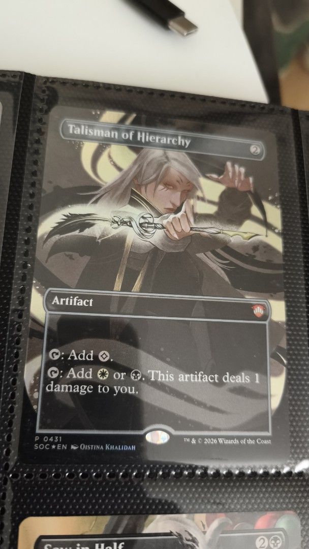 MTG Talisman of Hierarchy Codex Bundle Borderless FOIL, Hobbies & Toys ...