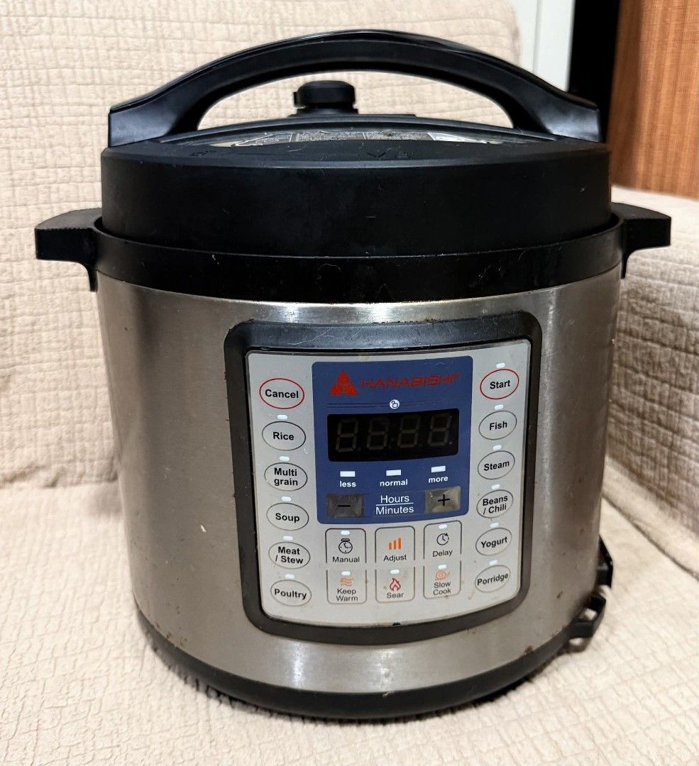 Multi function pressure cooker (Category: Cookers) located in Quezon City. Submitted by plantcorner (Listing ID 1438122604, Image 1). Description: May sign of used lang, normal sa 2nd hand pero good working condition, no issue of repair.. 2k fix.