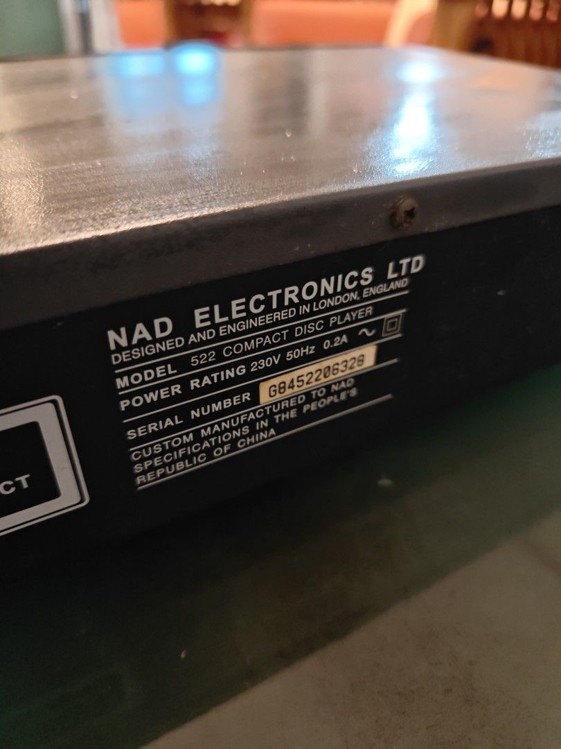 NAD Compact Disc Player 522455875837161656324