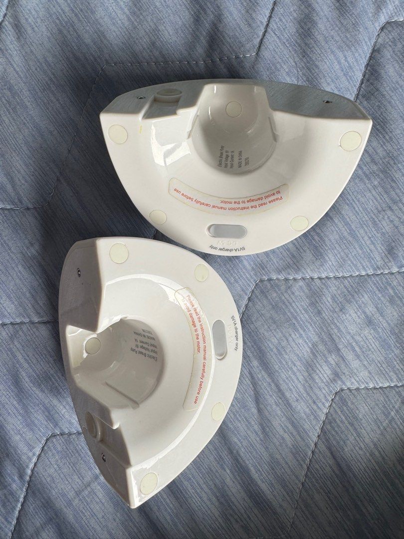 Naim (Pair) with 4 collector cups (Category: Breastfeeding & Bottle Feeding) located in Manila. Submitted by bunanni (Listing ID 1438261332, Image 3). Description: Naim Hospital Grade Wearable Pump Original Box and packaging included Bought in Babymama 1 pair of motor with 2 pairs or 4 pcs na parts. I bought extra pair worth Php 2800 para di stressful mag hugas). Bought the pump for Php6k + extra parts 2800 = Php 8,800 Pump has no issues. I stopp
