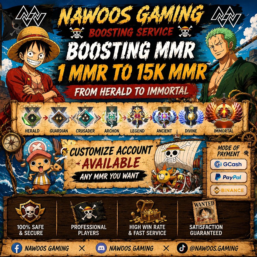 Nawoos Gaming Dota 2 Boosting & Account Services (Category: In-Game Products) located in Imus. Submitted by nawoo234 (Listing ID 1438117648, Image 1). Description: ⚡⚡ NAWOOS GAMING STORE ⚡⚡⁣⁣⁣⁣ 🎮 Dota 2 Accounts • Boosting • Services⁣⁣⁣⁣ ━━━━━━━━━━━━━━━━━━⁣⁣⁣⁣ ⁣⁣⁣⁣ 🔥 READY STOCK ON SALE⁣⁣⁣⁣ 📊 5K–15K MMR Available⁣⁣⁣⁣ 💰 Starts at ₱1,500 (~$29)⁣⁣⁣⁣ ⁣⁣⁣⁣ 🎟 TI / BATTLE PASS ACCOUNTS⁣⁣⁣⁣ Drow • WK • WR • ES • Void • Razor + more⁣⁣⁣⁣ ⁣⁣⁣⁣ 🛠 SERVI