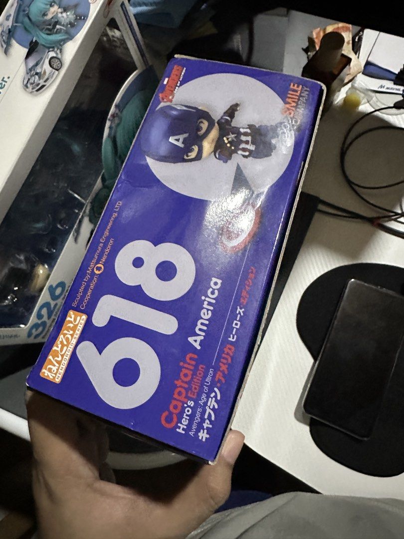 Nendoroid Captain America Hero's Edition (Category: Toys & Games) located in Quezon City. Submitted by haechan07 (Listing ID 1438167986, Image 3). Description: MIB. 1800php lalamove or lbc gcash/maya/bpi.
