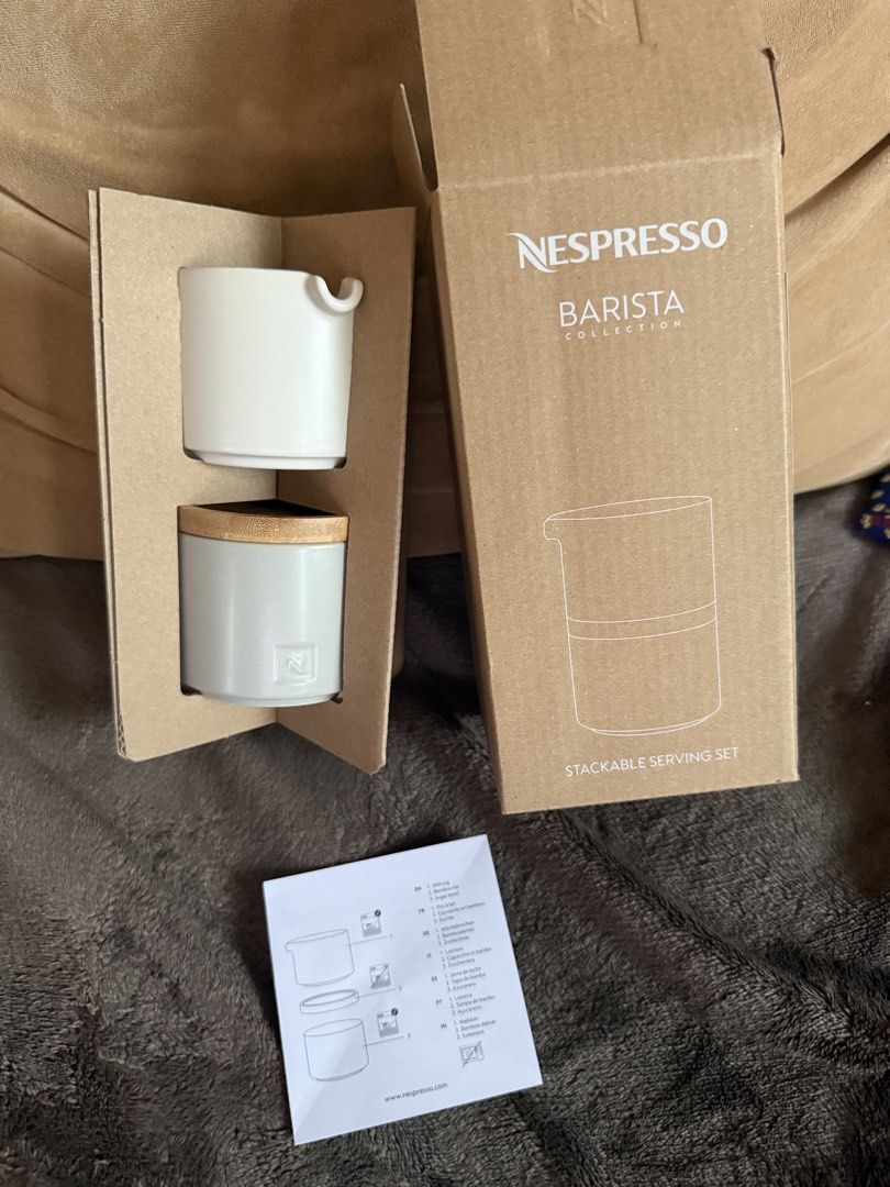 Nespresso Barista serving set.455845659689635840