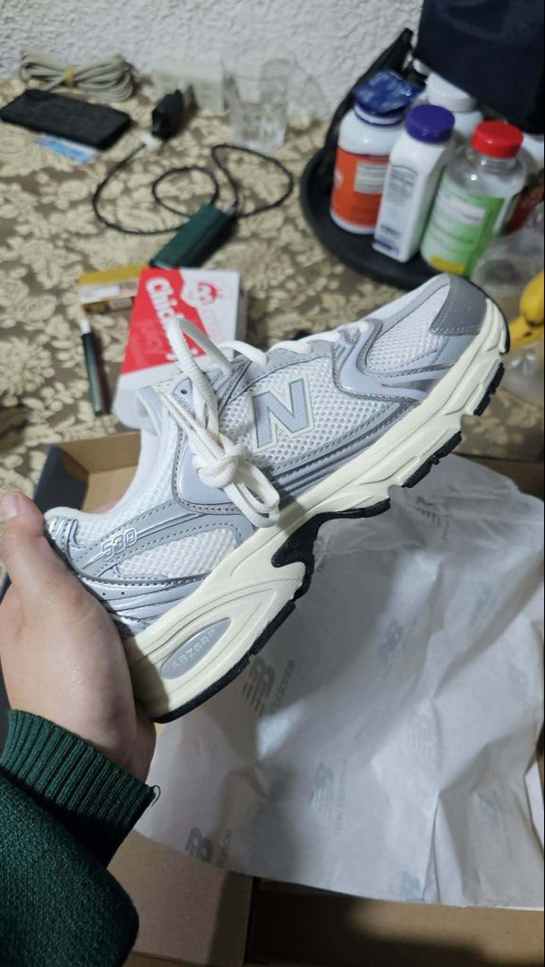 New Balance 530 Sneakers (Category: Sneakers) located in Paranaque City. Submitted by letsdeclutter_ (Listing ID 1438138477, Image 1). Description: Selling my NB 530 bought from JD Store in BGC. Unfortunately, I already threw away the receipt and the box because thought I would end up liking the fit even it doesn’t fit me well. I’m usually a size 7.5, but i still bought it hoping it would eventually feel okay. I’ve only used it twice. It actually