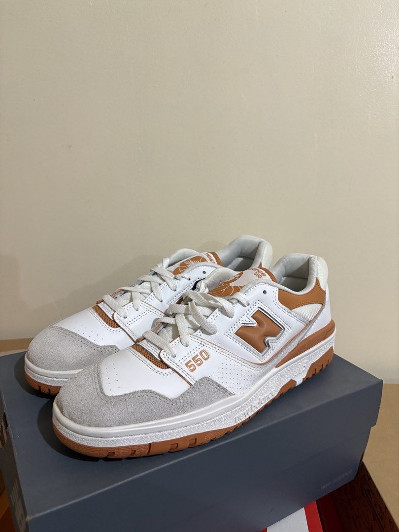 New Balance 550 Size 11.5 (Category: Sneakers) located in Quezon City. Submitted by helloqicks (Listing ID 1438261909, Image 1). Description: 🔘NEW BALANCE 550 BURNT ORANGE🔘 ➖US 11.5 ➖almost new / worn indoors, got it overseas 🏷️ Selling for 1,500 (SRP 8,495) ✅ ORIGINAL. LEGIT. AUTHENTIC ✅ MONEY BACK IF PROVEN FAKE 🔴 Shipping: Metro Manila - Lalamove or Grab 🔴 Location: BGC 🔴 MOP: GCash / Maya / Grabpay / Paypal / Bank Transfer ALL SALES FIN