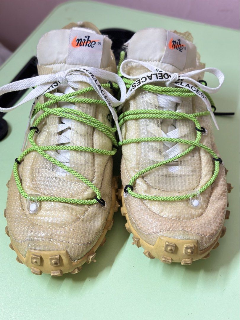 Nike x Off white size 6 ladies (Category: Sneakers) located in General Santos City (Dadiangas). Submitted by toysville888 (Listing ID 1438226496, Image 2). Description: Original Nike x Off white sneakers size 6 ladies unisex. no major flaws.