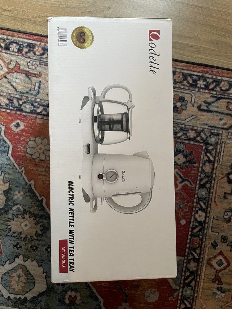 Odette Electric Kettle with Tea Tray (Category: Kettles & Airpots) located in Pasig City. Submitted by coffee.books.etc (Listing ID 1438178411, Image 1). Description: .