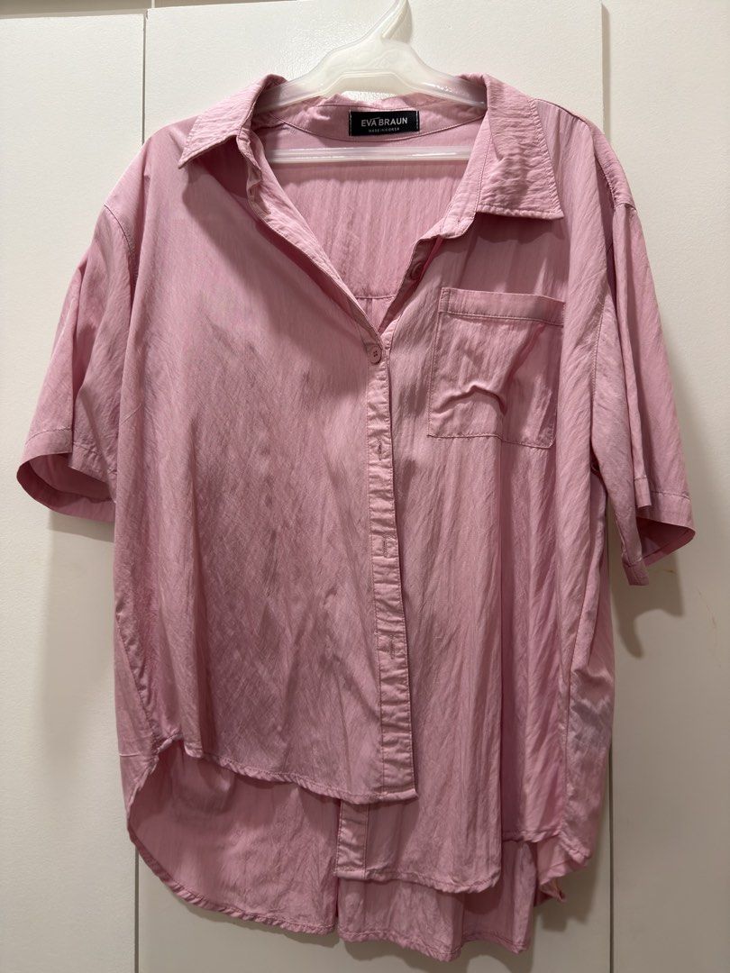 Pink Blouse (Category: Blouses) located in Manila. Submitted by chipee (Listing ID 1438176461, Image 1). Description: Eva Braun size XL.