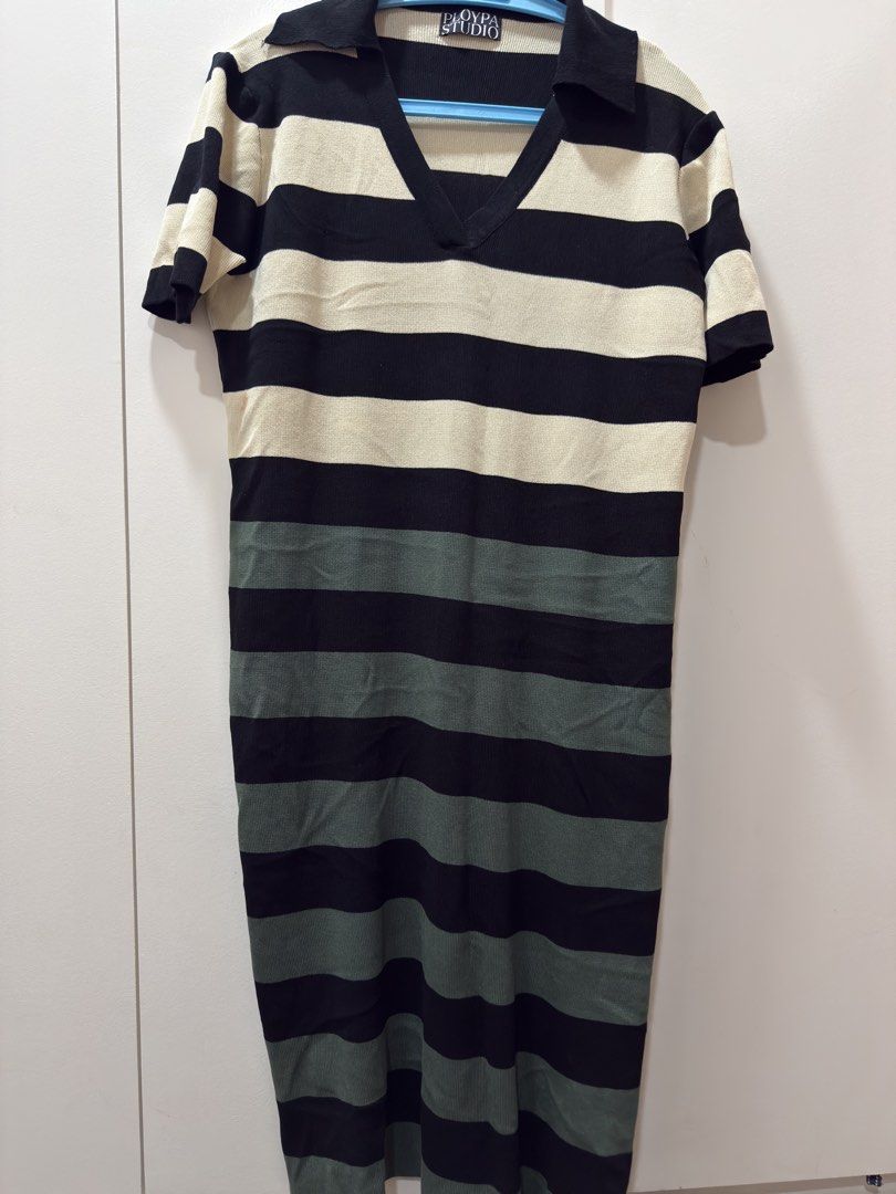 Ploypa Studio Dress (Category: Dresses) located in Manila. Submitted by chipee (Listing ID 1438170968, Image 1). Description: Used once. The style is ribbed and stretchable.
