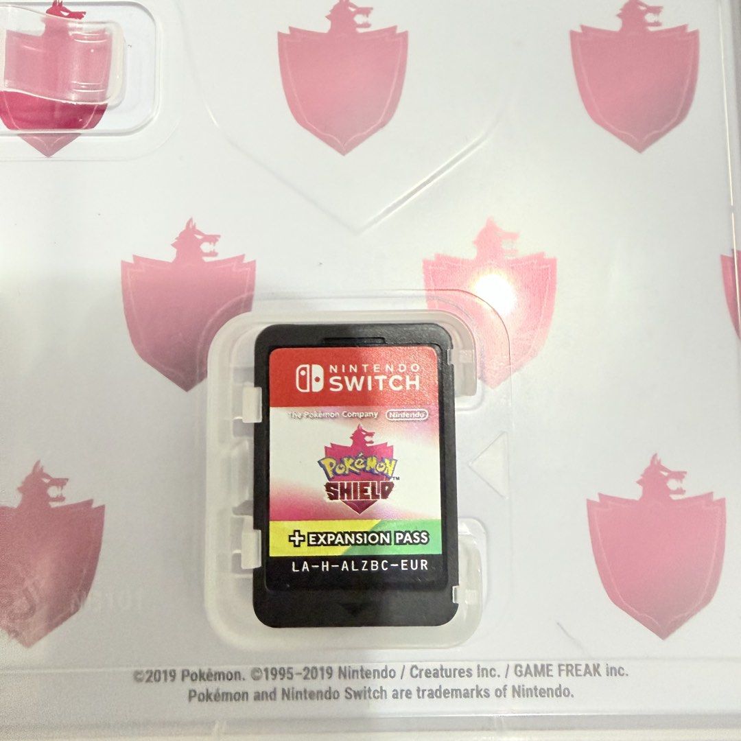 Pokemon shield + expansion pass (Category: Nintendo) located in Valenzuela. Submitted by gearpandaph (Listing ID 1438116442, Image 3). Description: Pokemon shield with expansion pass Pokemon shield + expansion pass With steel case Kart is in good working condition Steel case is 85% cosmetics Valenzuela.