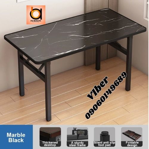 Portable Foldable Table Computer Table Office Desk Study Desk Dining Table Folding Table (Category: Tables & Sets) located in Manila. Submitted by acbdiane (Listing ID 1438177160, Image 3). Description: --Product Info: 📦Attention:Due to size and weight limitations of express packages, each order can only send a maximum of two tables at once. If you need to purchase multiple tables, please purchase multiple orders in batches to avoid being restri