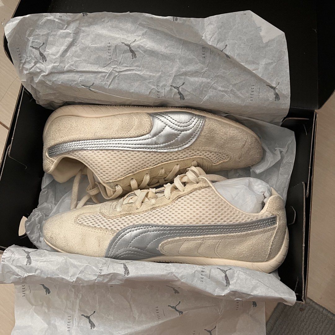 Puma Frosted Ivory (Category: Sneakers) located in Manila. Submitted by mix.declutter (Listing ID 1438165420, Image 2). Description: - bought last Aug 2025 at SM MOA - used a few times only - needs cleaning .