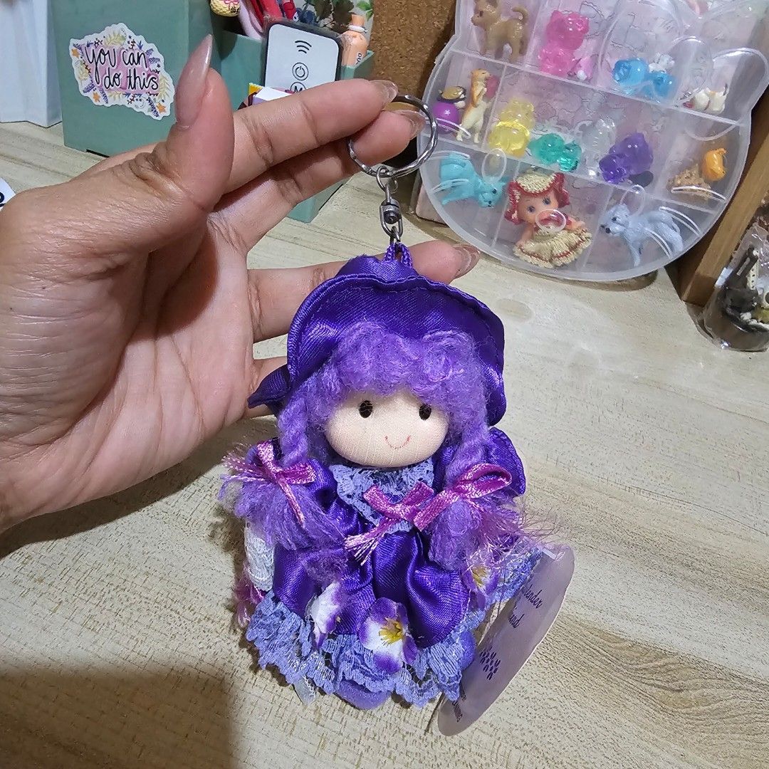 Purple Doll Lavender Friend Charm (Category: Designer & Blind Box Toys) located in Manila. Submitted by lovelylovesjapan (Listing ID 1438172656, Image 1). Description: 🌸The item is on-hand and authentic from Japan 🌸Mode of Payment (MOP): GCASH/Bank Transfer 🌸Mode of Delivery (MOD): J&T or Lalamove (Shipping every Saturday and Sunday) Notes: 🩷Breakable items are packed with care and caution. Seller will not be held liable for any damages incur