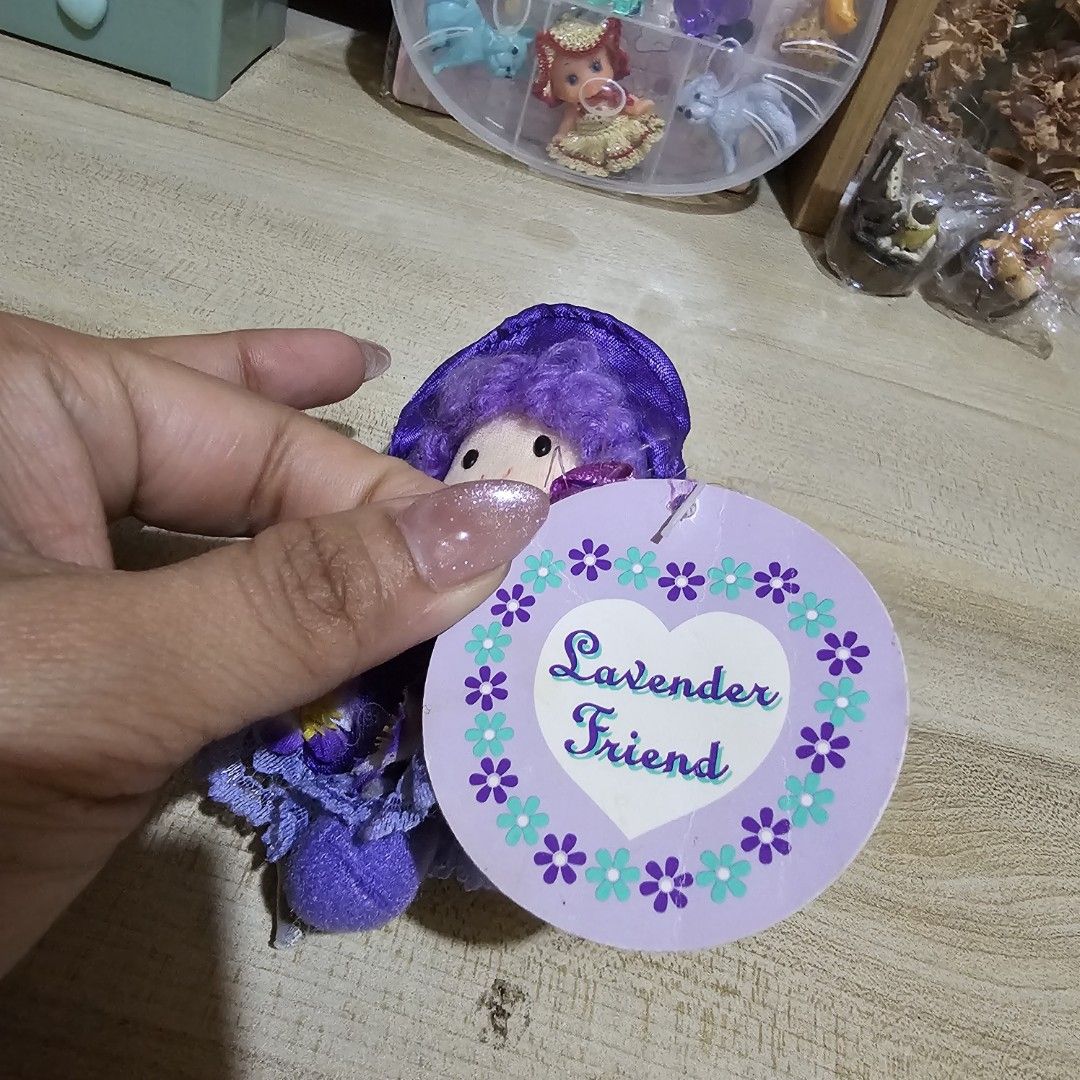 Purple Doll Lavender Friend Charm (Category: Designer & Blind Box Toys) located in Manila. Submitted by lovelylovesjapan (Listing ID 1438172656, Image 2). Description: 🌸The item is on-hand and authentic from Japan 🌸Mode of Payment (MOP): GCASH/Bank Transfer 🌸Mode of Delivery (MOD): J&T or Lalamove (Shipping every Saturday and Sunday) Notes: 🩷Breakable items are packed with care and caution. Seller will not be held liable for any damages incur