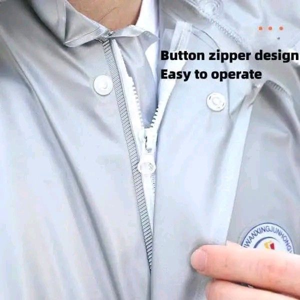 rain coat (Category: Coats, Jackets and Outerwear) located in Manila. Submitted by asstditems (Listing ID 1438160723, Image 3). Description: ￼Multifunctional Raincoat Motorcycle Waterproof and Breathable Raincoat Fashion Reflective and Breathable Split Raincoat Zipper Set same-day delivery via lalamove gcash or cod payment ncr area godbless happy shopping.